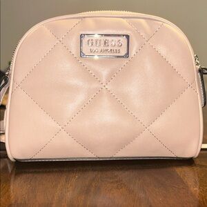 GUESS Blush Quilted Cross Body Bag